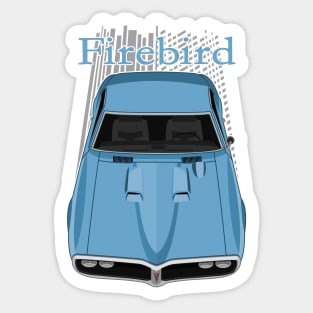 Pontiac Firebird Ram Air 1968 - Alpine Blue Sticker